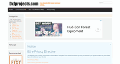 Desktop Screenshot of dxfprojects.com